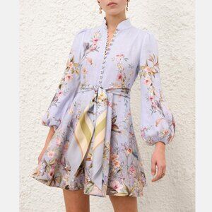 NWOT! Zimmermann Rebellion Button Mini Dress